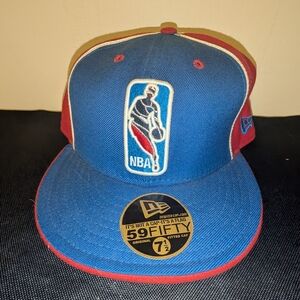 NWT NBA 59FIFTY Fitted Cap 7 1/2 NBA Detroit Pistons Retro